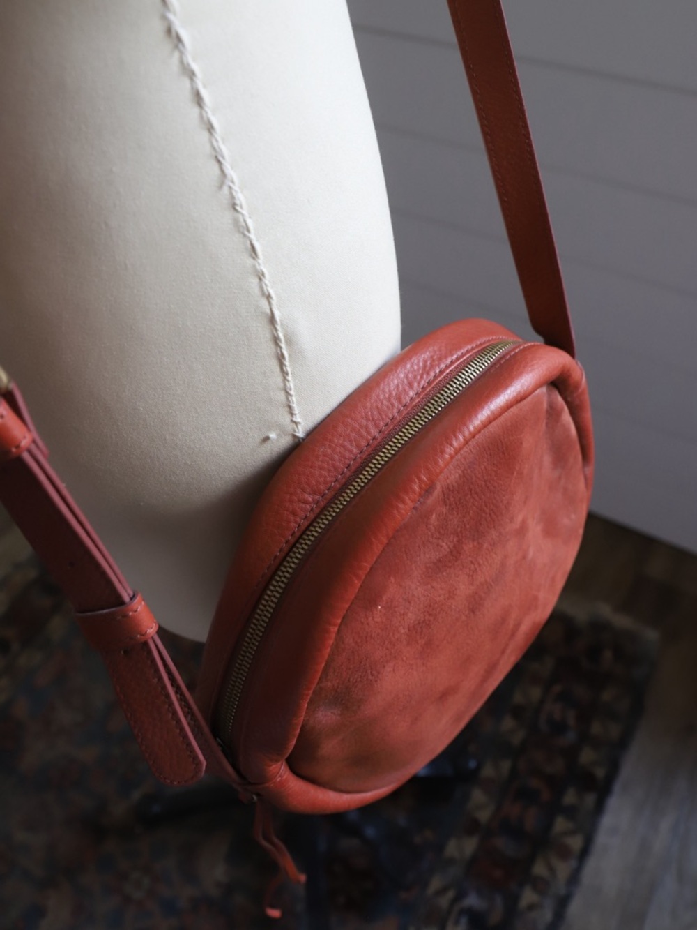 Hobo Moon suede/leather crossbody - Picture 3 of 6